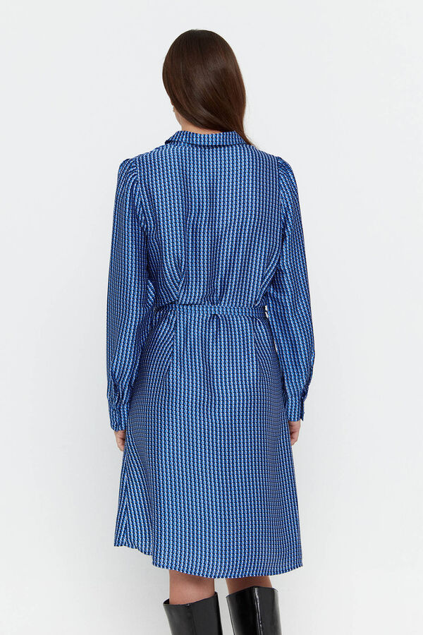 Vero Moda Vestido curto camiseiro Azul