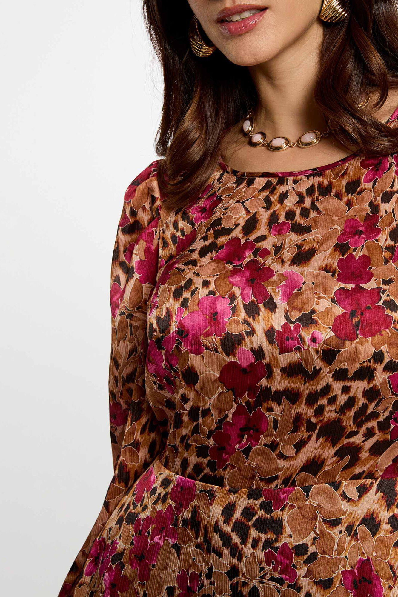 Morgan Vestido corto plisado