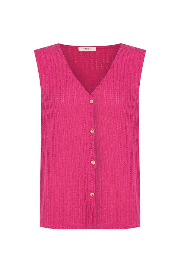 Slowlove Chaleco crochet Lila