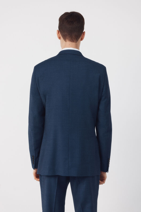Cortefiel Blazer de fato olho de perdiz COOLMAX&reg; Azul