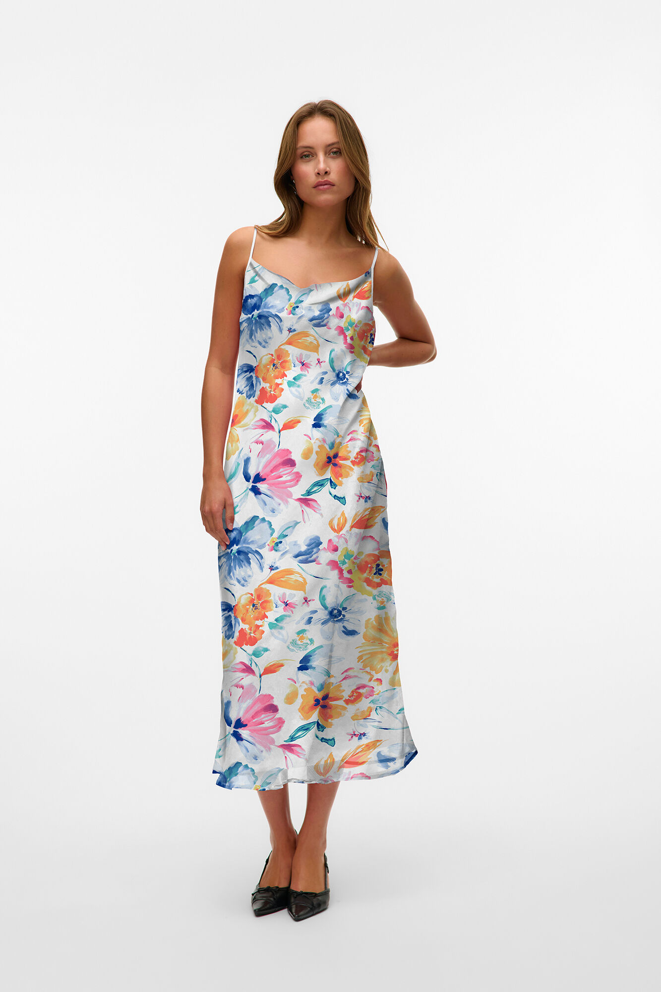 Vero Moda Vestido de al&ccedil;as midi