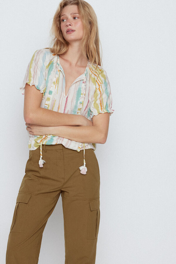 Slowlove Blusa estampada Multicolorido