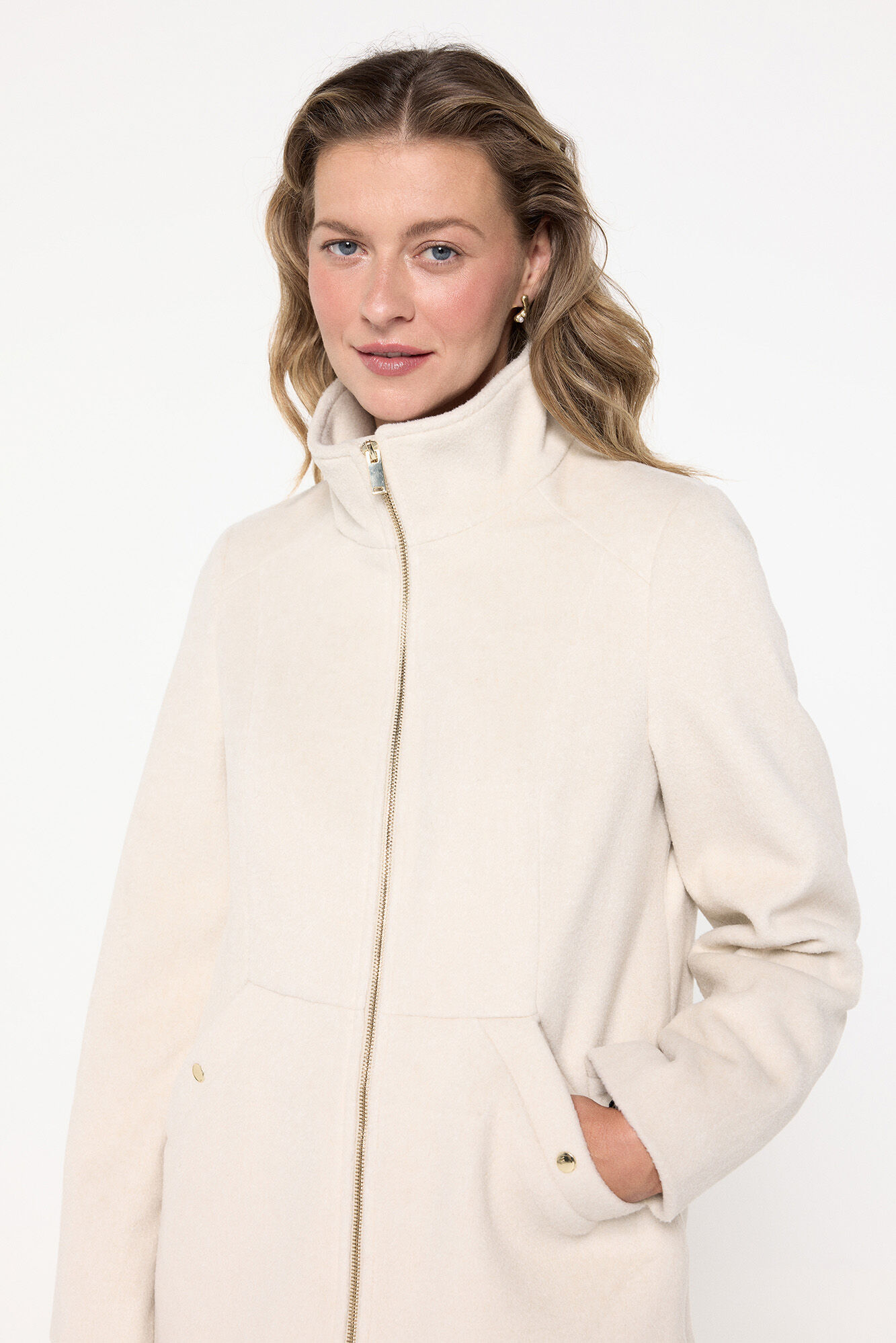 Vero Moda Abrigo pa&ntilde;o fino