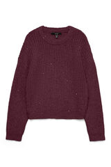 Vero Moda Jersey detalle lentejuelas Morado