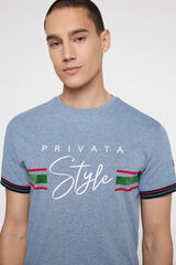Privata Camiseta manga corta "style" Azul