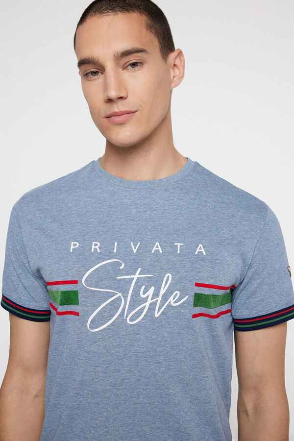 Privata Camiseta manga corta "style" Azul