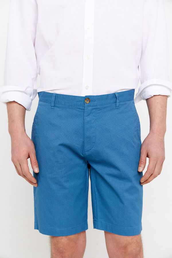 Cortefiel Bermuda chino Azul
