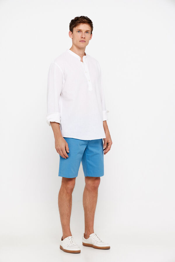 Cortefiel Bermuda chino Azul