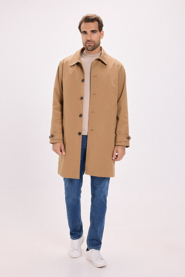 Jack & Jones Cazadora regular fit waterproof Marr&oacute;n