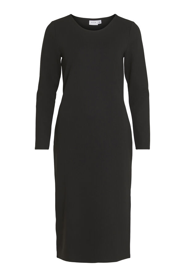 Vila Vestido midi Preto