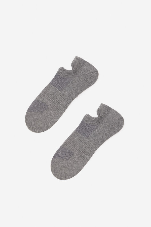 Cortefiel Meia soquete coolmax Cinzento