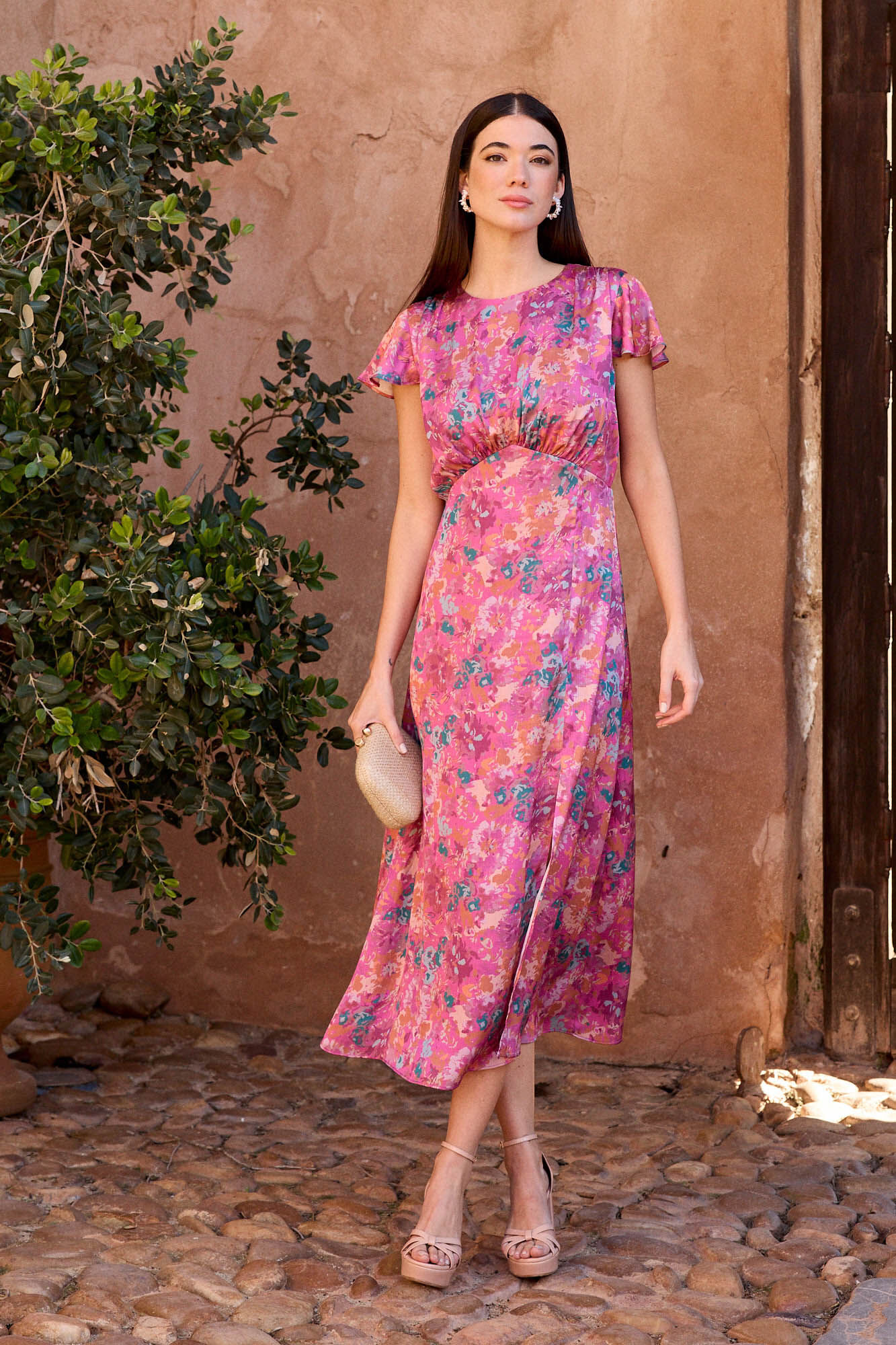 Pol&iacute;n Et Moi Vestido estampado Delfina