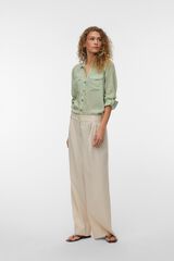 Vero Moda Cal&ccedil;a comprida de vestir Tostado