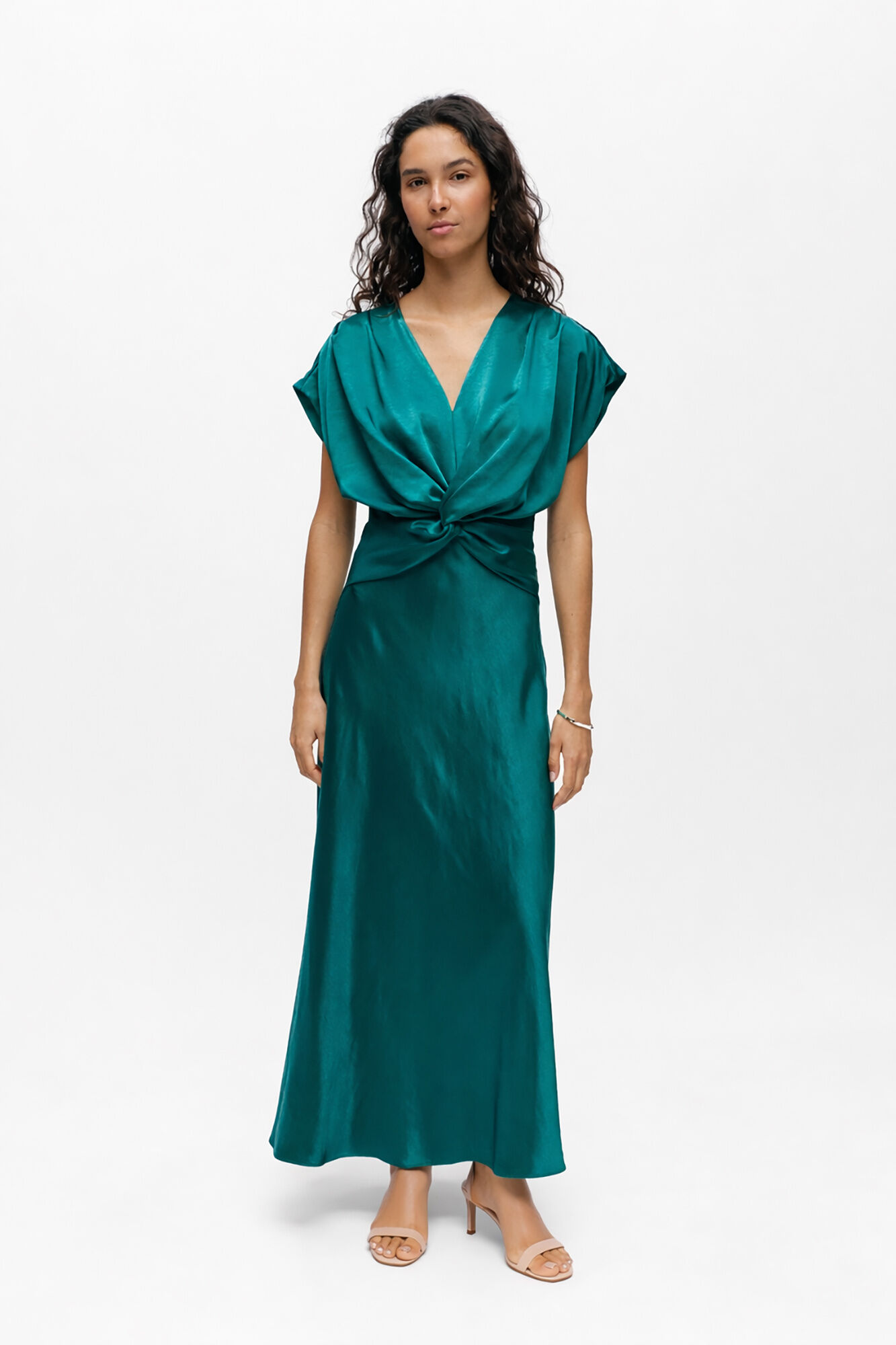 Object Vestido largo satinado
