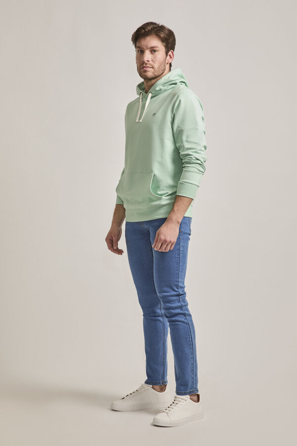 Street Monkey Sudadera moda capucha Verde