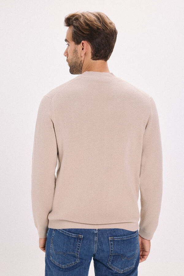 Jack & Jones Camisola de malha Tostado