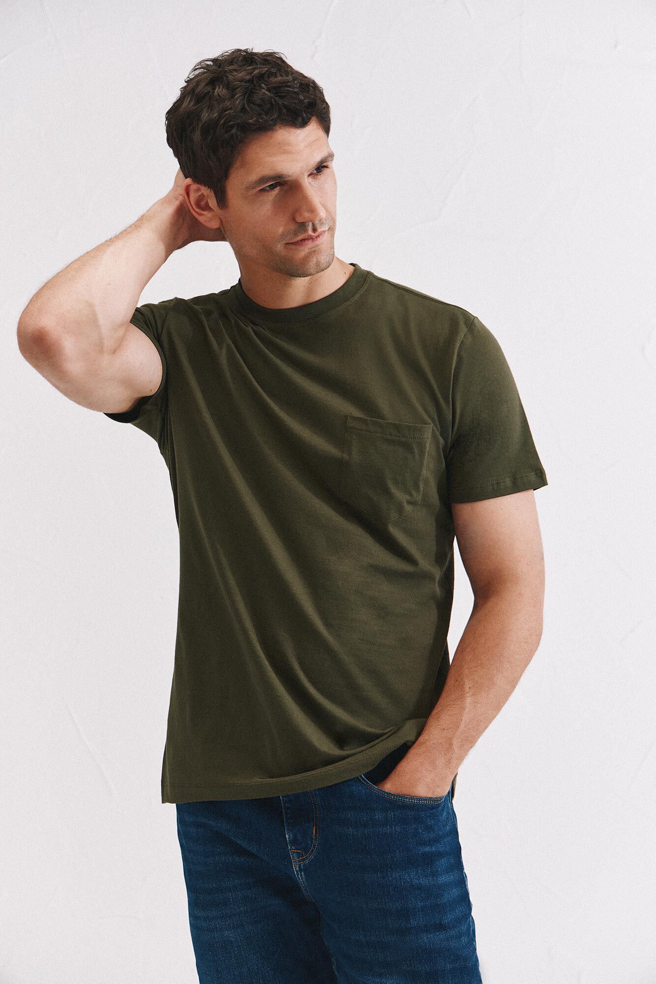 Cortefiel Camisola b&aacute;sica com bolso