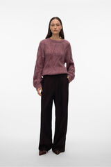 Vero Moda Jersey de manga abullonada Rosa