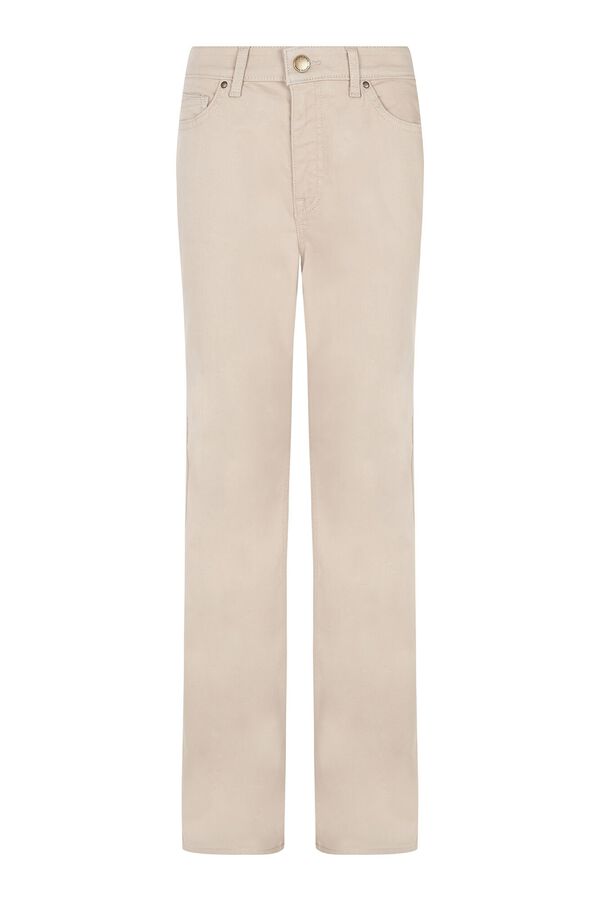 Cortefiel Pantal&oacute;n recto color Marr&oacute;n