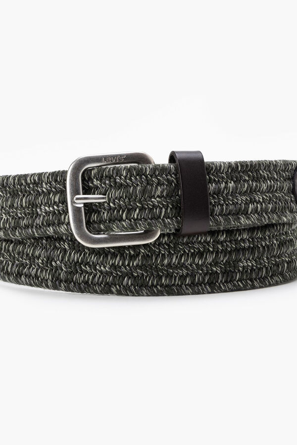 Levi's Cinto Tecido El&aacute;stico Verde