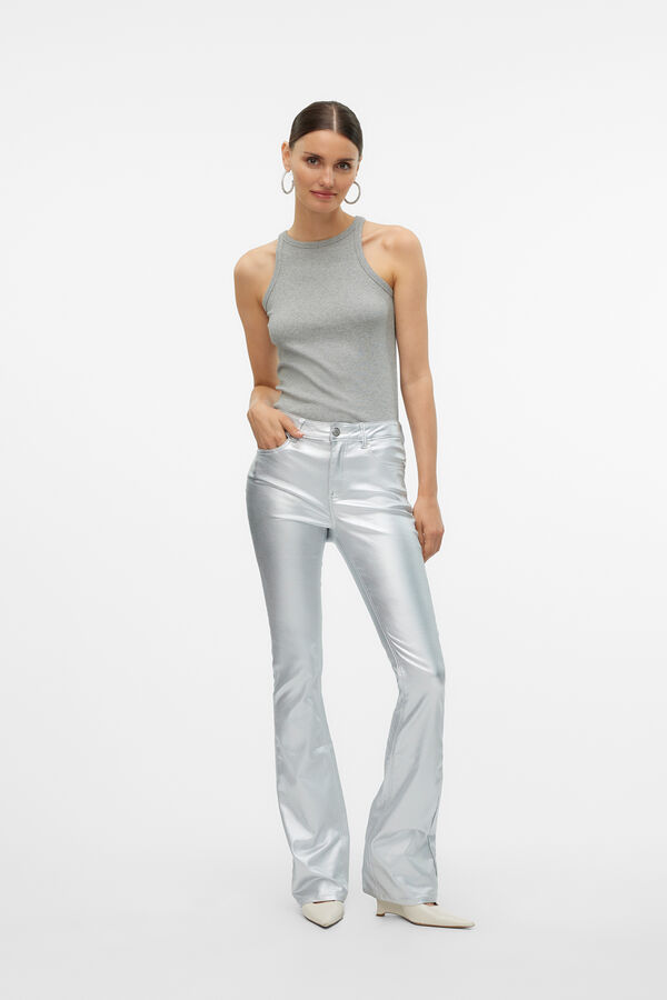Vero Moda Jeans metalizado Gris