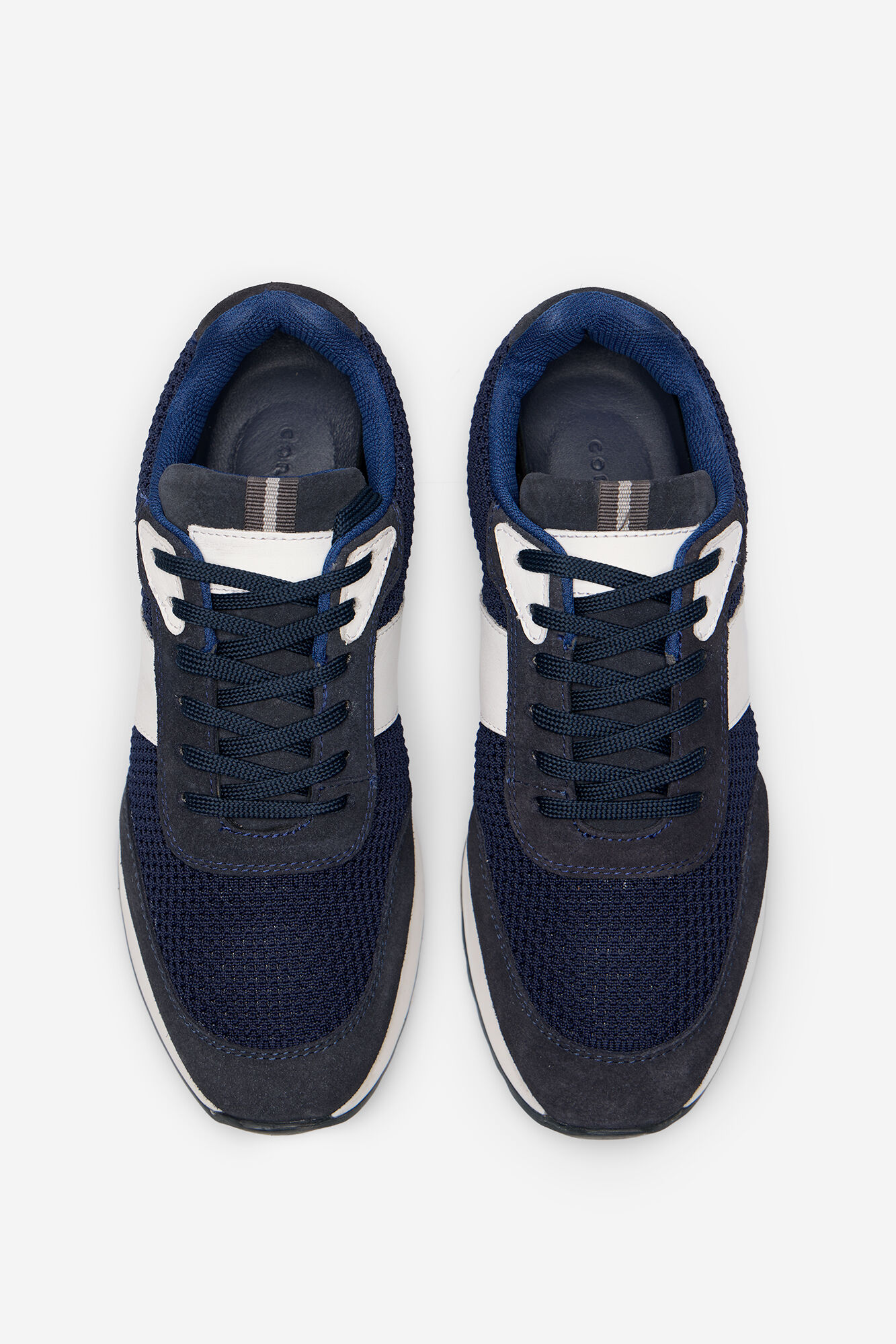 Cortefiel Zapatilla piel tela