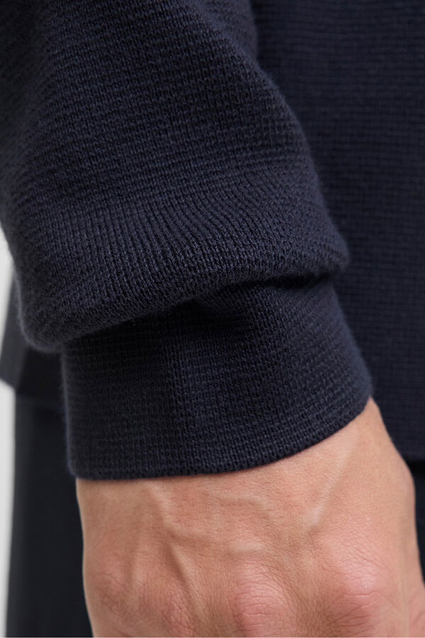 Jack & Jones C&aacute;rdigan cuello polo Azul marino