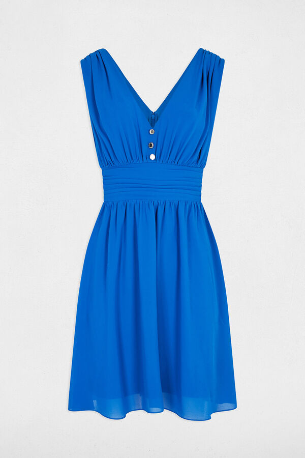 Morgan Vestido corto acampanado Azul