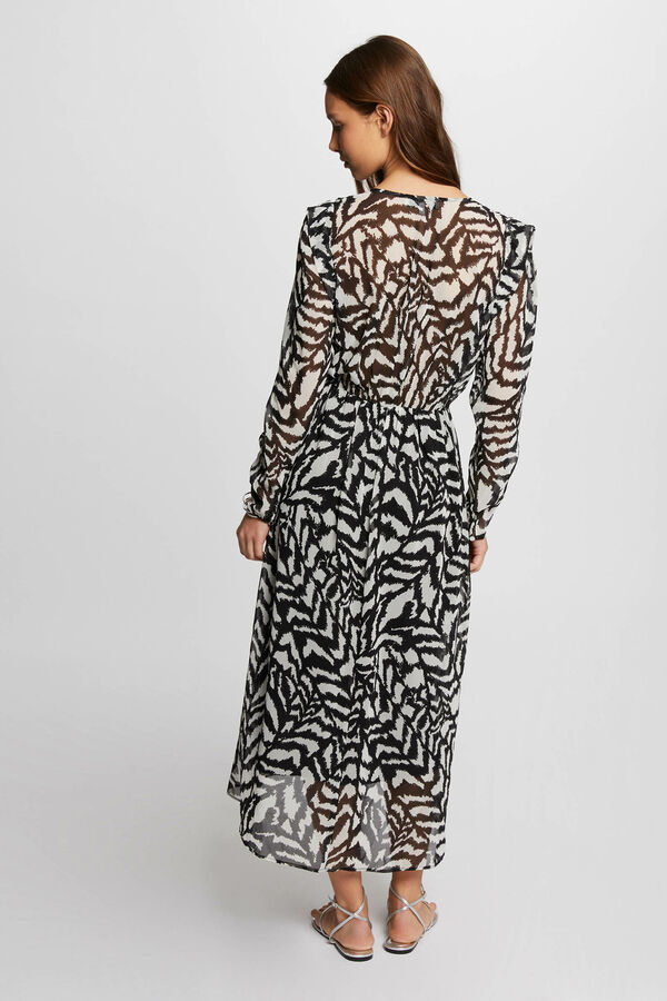 Morgan Vestido comprido estampado Multicolorido