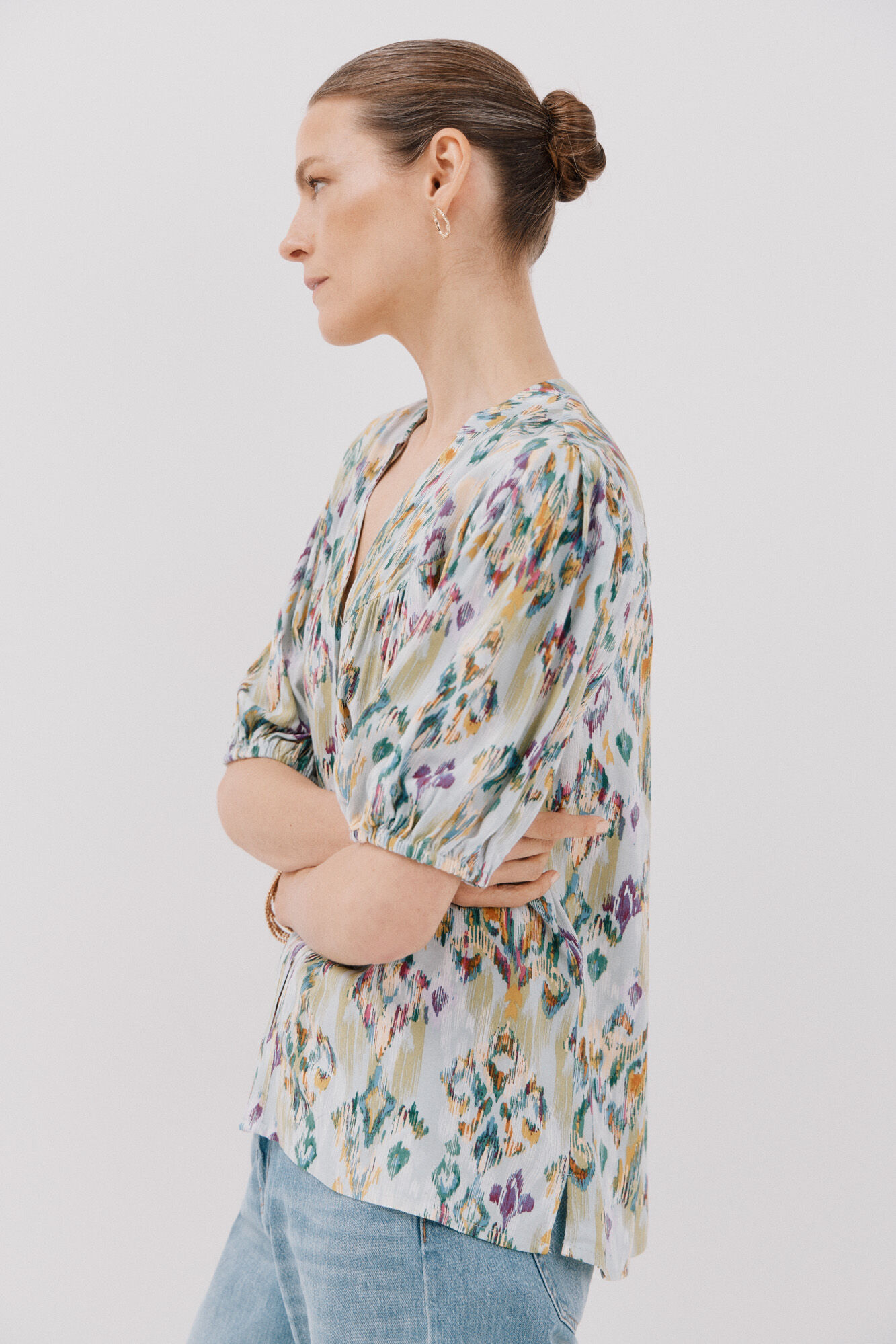 Cortefiel Blusa de manga curta