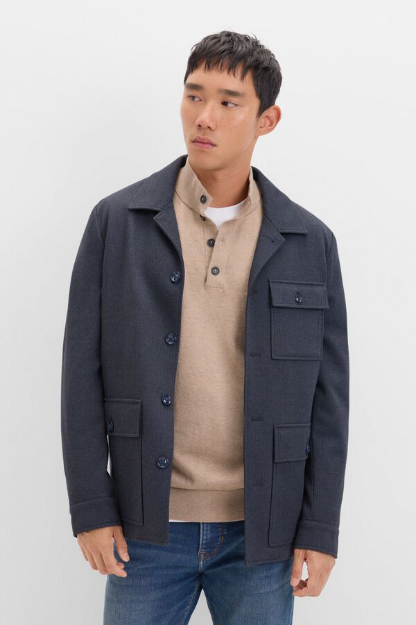 Cortefiel malha de malha Azul