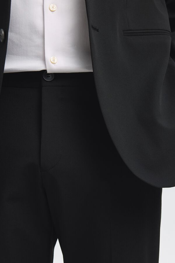 Selected Pantal&oacute;n de traje Slim Fit Negro