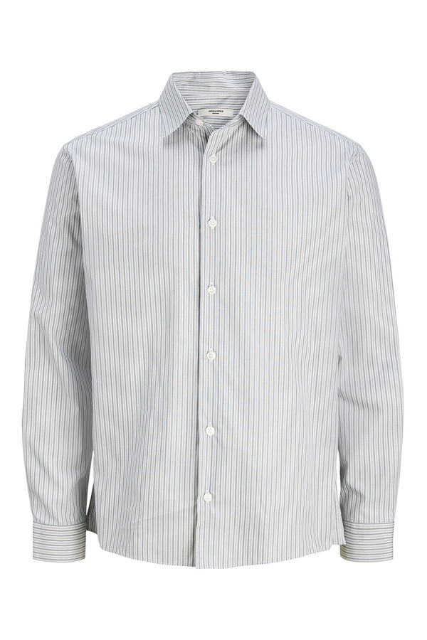 Jack & Jones Camisa relaxed fit algod&oacute;n Kaki