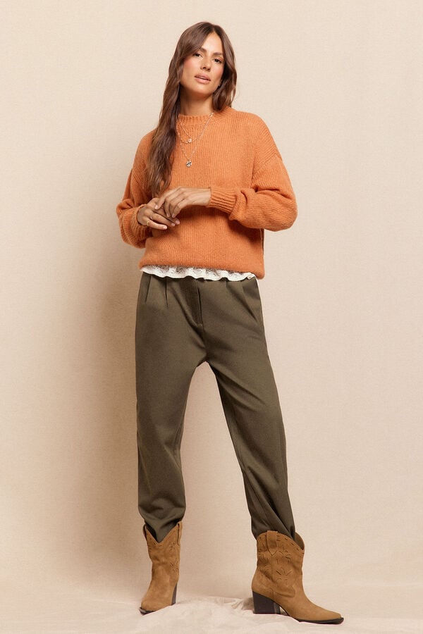 Slowlove Camisola b&aacute;sica Laranja