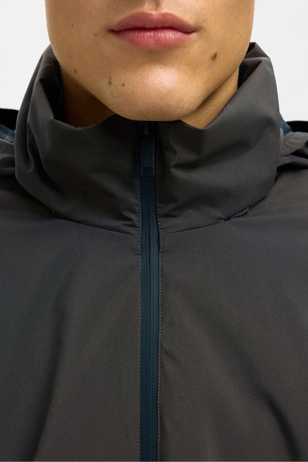 Selected Cazadora t&eacute;cnica resistente al agua Gris oscuro