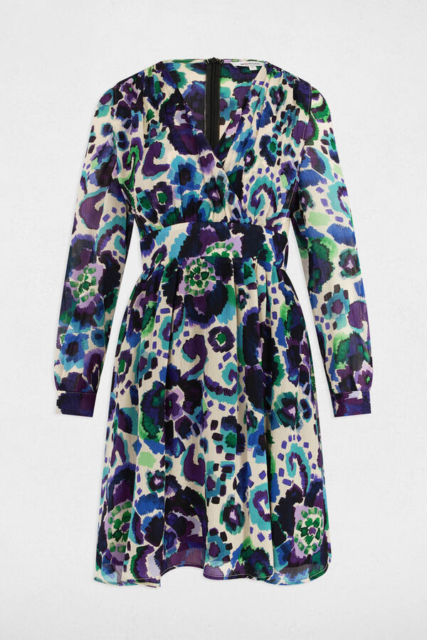 Morgan Vestido estampado flare Multicolorido