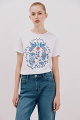Cortefiel T-shirt estampada Multicolorido