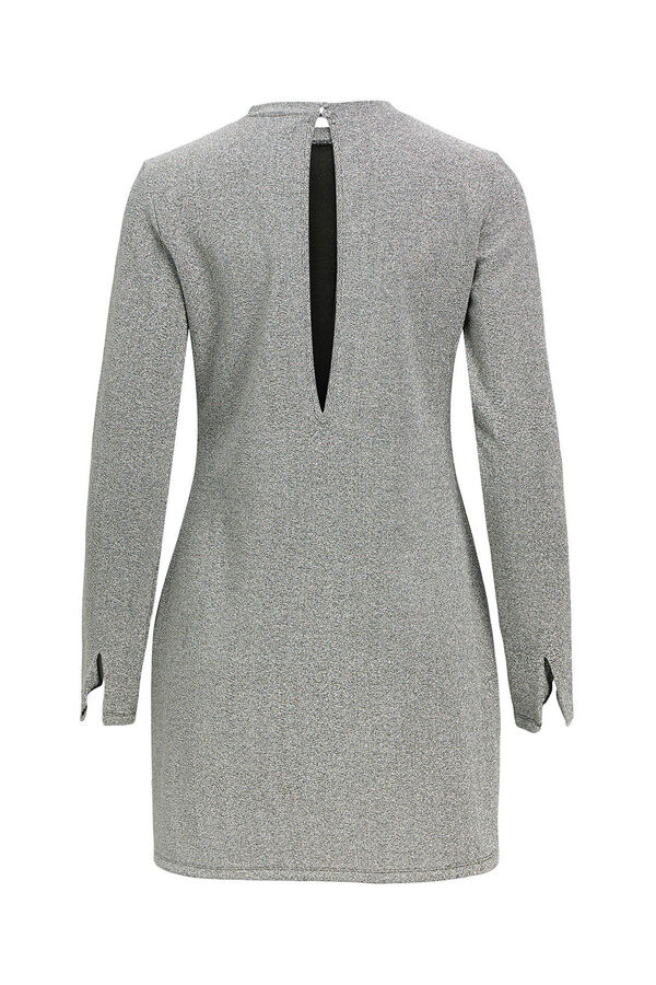 Object Vestido curto com glitter Cinzento