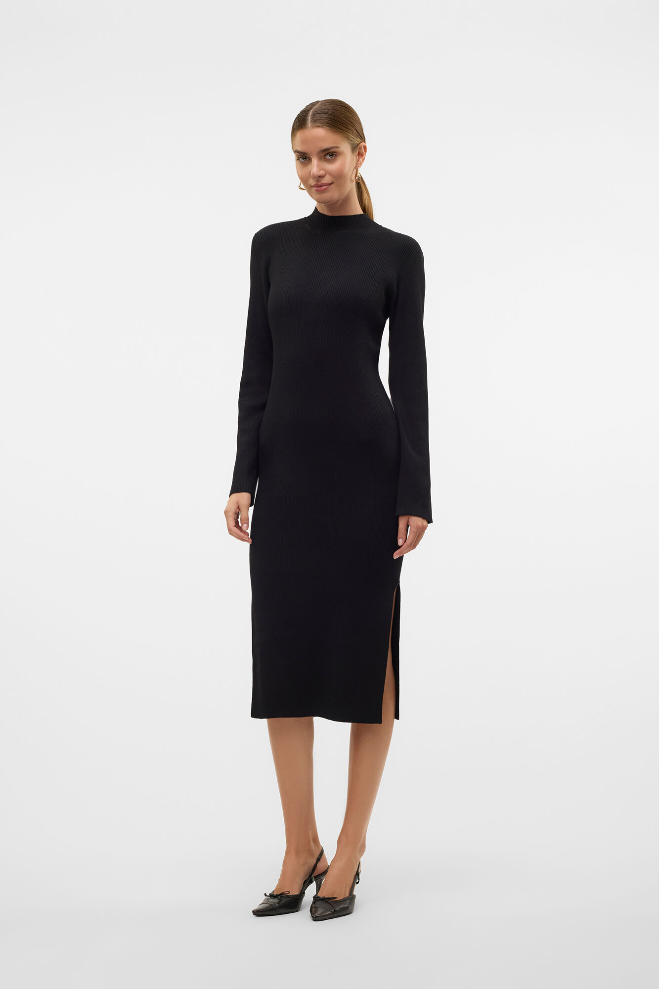 Vero Moda Vestido midi de punto