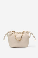 Cortefiel Bolsa de mala de tiracolo Ecru