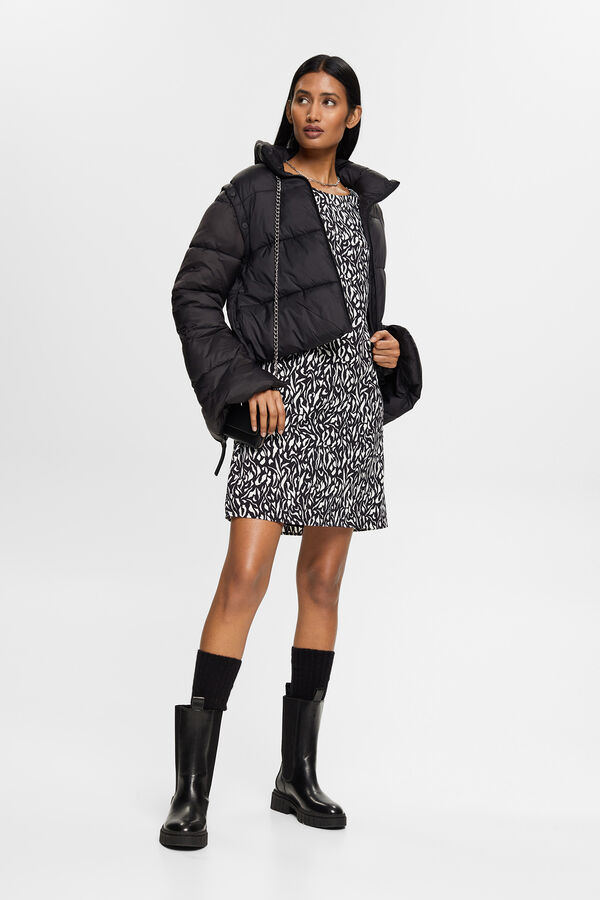 Esprit Vestido corto corte recto estampado allover Impressão