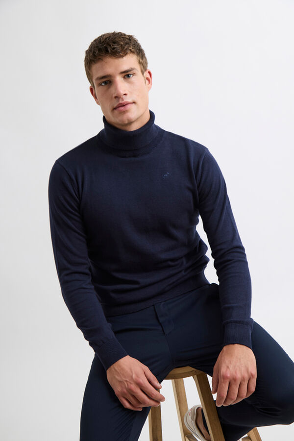 Williot Jersey Cuello Alto Azul marino