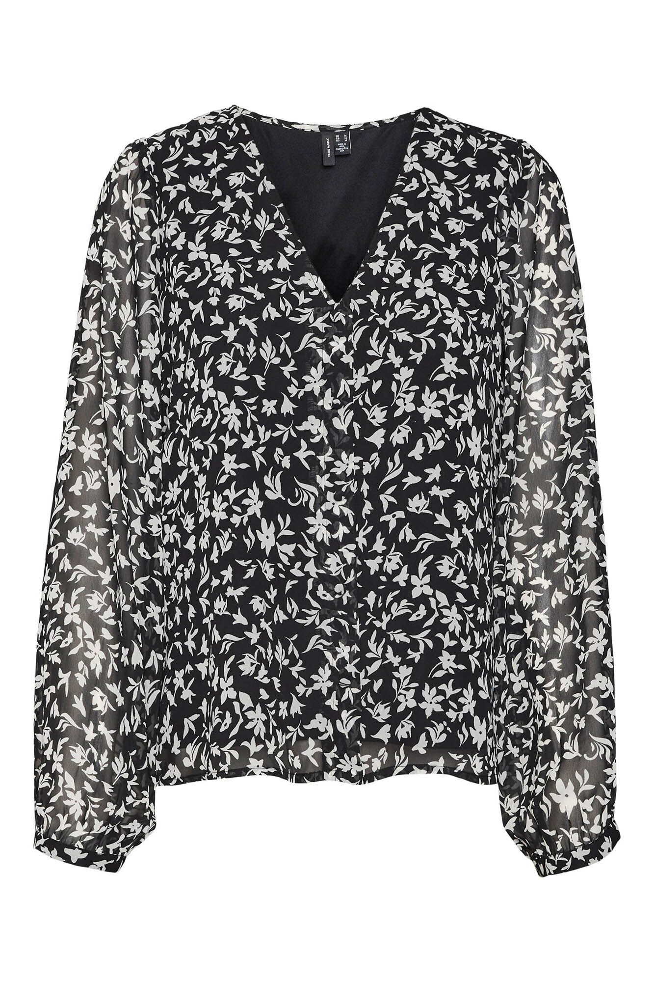Vero Moda Blusa estampada de manga comprida