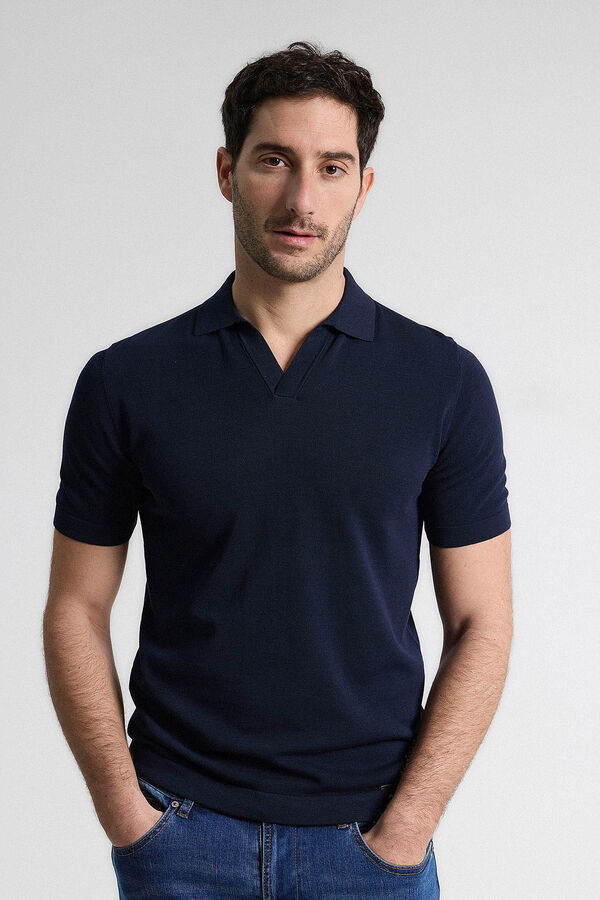 PuroEGO Malha polo Azul