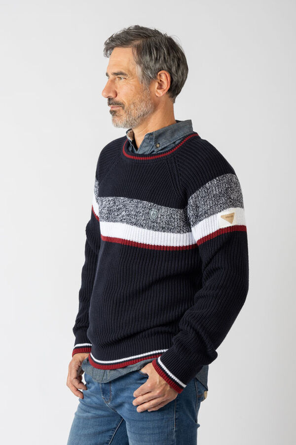 Privata Jersey cuello redondo Azul marino