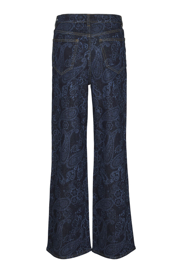 Vero Moda Pantal&oacute;n vaquero estampado Azul marino