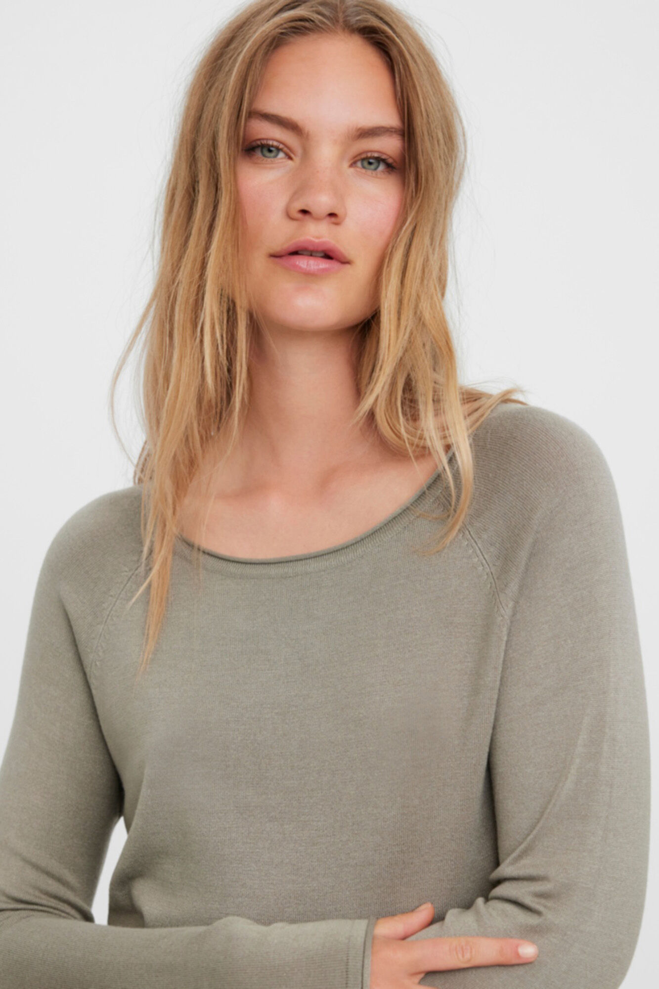 Vero Moda Camiseta b&aacute;sica manga larga