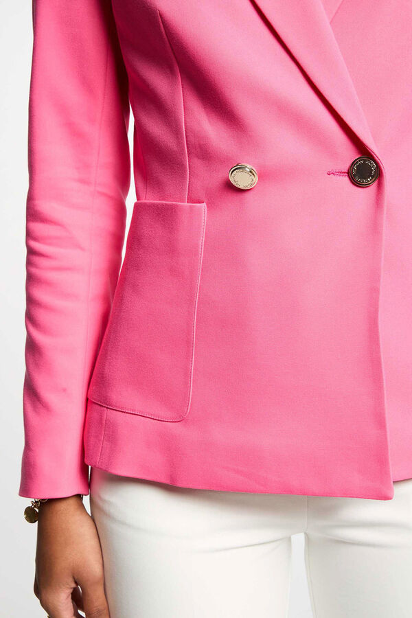 Morgan Blazer slim fit com bot&otilde;es Subiu