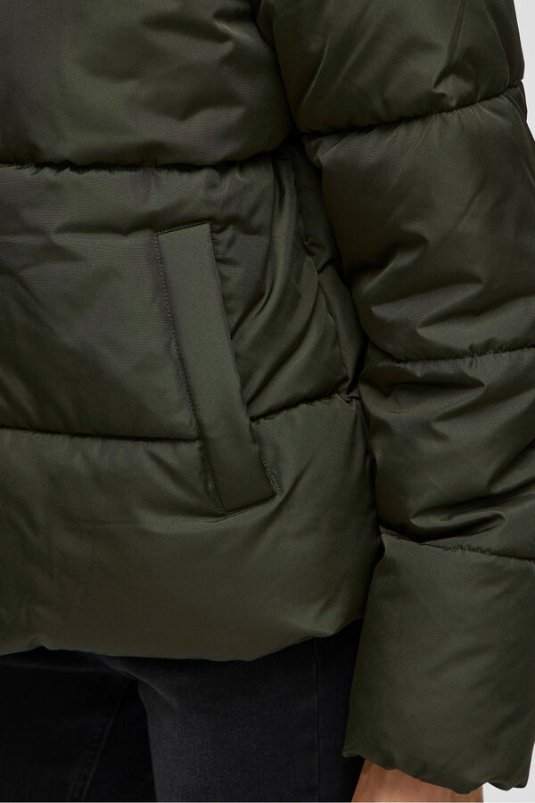 Vila Abrigo acolchado con capucha Verde