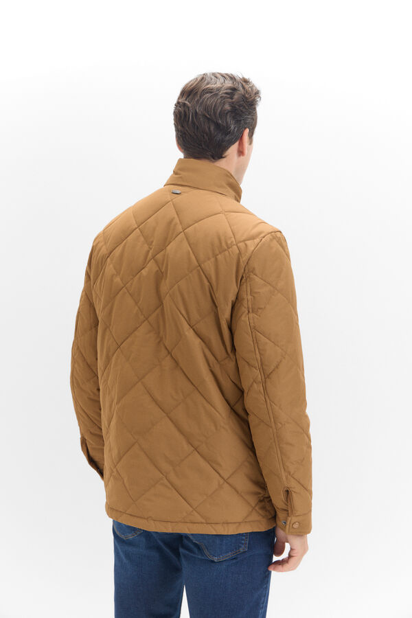 Cortefiel Chaqueta acolchada Camel